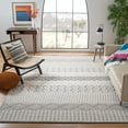 thumbnail image 2 of SAFAVIEH Natura Maitland Geometric Wool Area Rug, Ivory/Grey, 9' x 12', 2 of 6
