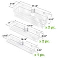 thumbnail image 2 of Allspace by Alltrade Over The Door Pantry Organizer Heavy Duty Hanging Storage Rack 5 Wire Baskets - 240077E, 2 of 5