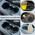 thumbnail image 6 of Syenll 4 Pack Car Cup Holder Coaster, 2.75 inch Universal Cup Holders, Non-Slip Car Accessories Interior Sets, Black, 6 of 9