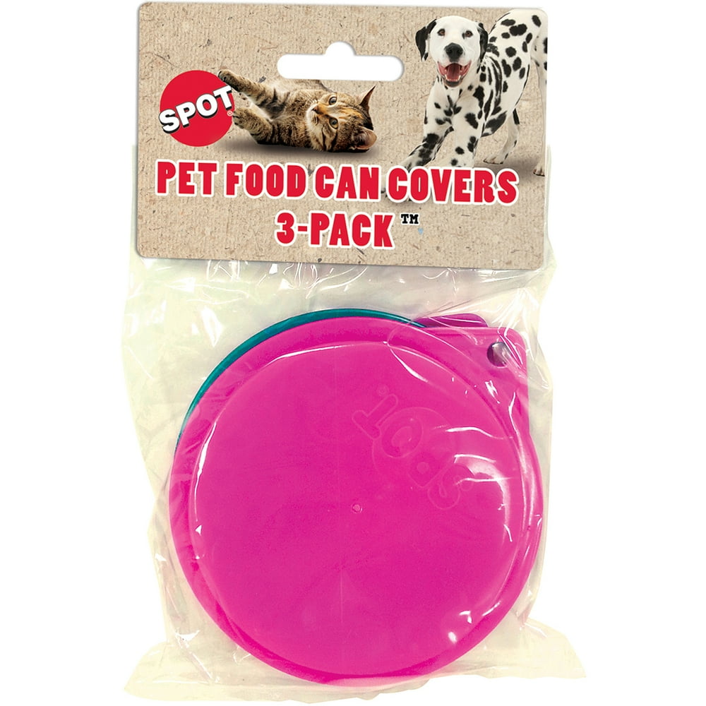Ethical Pet Plastic Dog and Cat Food Can Covers, 3 Count