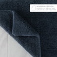 thumbnail image 6 of Noble Linens Reversible Dual-Texture Cotton Bath Mat, 24 in x 17 in, Navy, 6 of 10