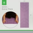 thumbnail image 2 of Gaiam 6mm Ultra-Sticky Alignment 1 Yoga Mat - Viola, 2 of 8