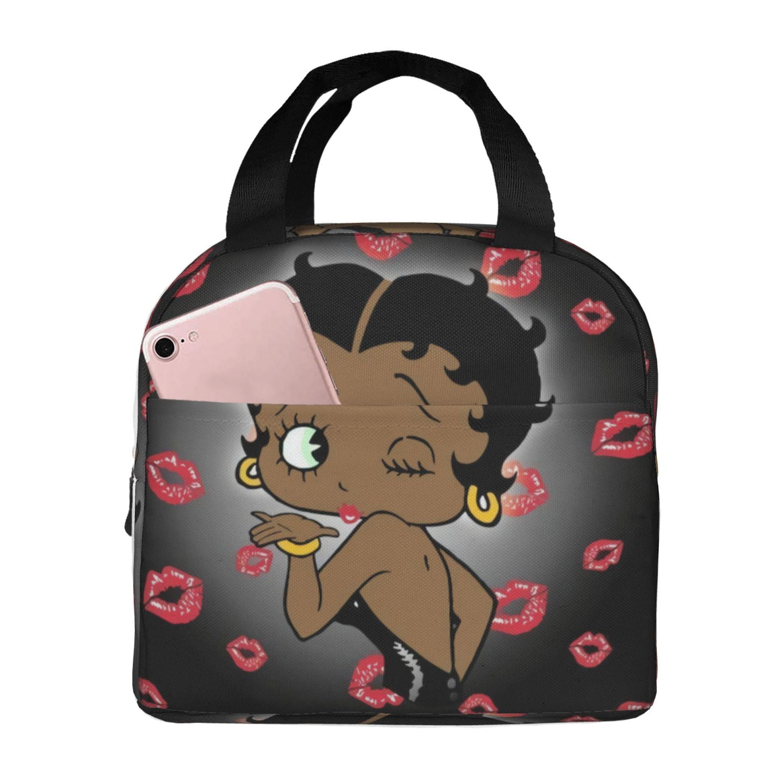 Betty Boop Insulated Lunch Bags Reusable Lunch Box, Cooler Lunch Bag Waterproof Lunch Tote For Picnic Office Work Travel Camping Gifts