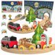 thumbnail image 1 of Set de Vehículos de Juguete Orbrium Tren Navideño de Madera Motorizado, 1 of 7