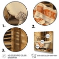 thumbnail image 3 of Designart "Bath Vintage beauty IV" Bath & Laundry Floater Framed Wall Art Living Room, 3 of 7