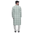 thumbnail image 3 of Atasi Cotton Slub Printed Fashion For Men Asymmetric Button Down Kurta For Men, 3 of 5
