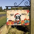thumbnail image 3 of Merry Christmas Santa Border Collie Scarf Twinkling Lights Xmas Holiday Horizontal Metal Aluminum Sign Borders Dog Lovers Gifts Idea Wall Art Home Decor - 00022, 3 of 5