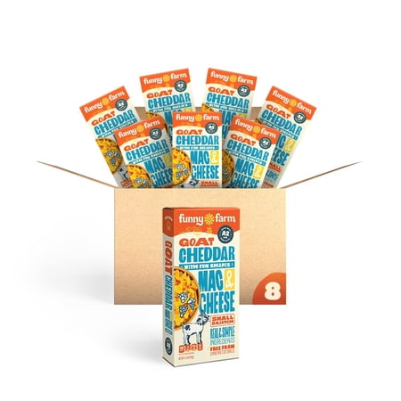 (Pack Of 8) Funny Farm Mac N Cheese Shapes Goat 5.5 Oz