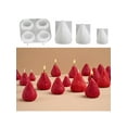 thumbnail image 4 of 3D Strawberry Candle Molds Casting Molds Silicone Mould Ornament Candle Making Molds Epoxy Resin Molds Baking Molds, 4 of 9
