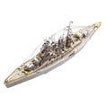 thumbnail image 3 of Piececool Puzzle 3D Metal Battleship Model Kits HMS Hood Richelieu Ship Model Jigsaw Toys for Teens Brain Teaser, 3 of 10