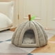 thumbnail image 4 of Camas de Gato para Gatos de Interior Cama de Gato, Carpa de Gato, Cama para Perros, Cama de Cueva de Gato Semi Cerrada con Bolas de Peluche, Cama de Gato Cubierta con Almohadillas Lavables Y Desmontab, 4 of 6