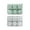Green, variant on Silicone Whiskey Ice Mold with Lid, 6-Cavity Large Geometric Round Sphere and Square Ice Cube Tray, Food Grade Flexible Ice Maker for Cocktails, Bourbon, Home Bar Party