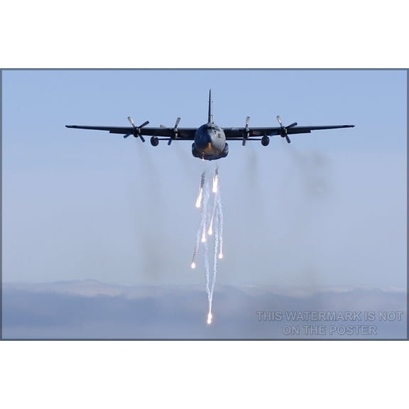 24"x36" Gallery Poster, c-130 hercules p2 c-130e