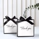 thumbnail image 5 of Set de mini bolsas de regalo | Bolsas de papel de 10 para estampar con diseño de lazo, bolsitas para recuerdos de fiesta, pequeños regalos, aperitivos | Amarillo Blanco Negro | 14x14x6cm Fondo, 5 of 6
