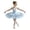 F64-Blue, variant on FYDUU Dress for Girls Skirted Leotards Ballet Dance Tutu Dress Princess Ballet Performance Stage Birthday Party Wear Kids Dance Dresses 8-9 Years