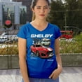 thumbnail image 4 of Ford Shelby Super Snake GT500 Women's V-Neck T-shirt American Mustang Cobra Racing, 4 of 7