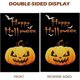 thumbnail image 1 of Decoraciones de Halloween, bandera de jardín de Halloween, 12.518.8 pulgadas, banderas de Halloween de doble cara, patio de arpillera festiva granja Halloween decoraciones al aire libre (d), 1 of 3