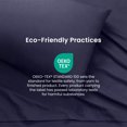 thumbnail image 6 of Martex 225 Cotton Blend Pillowcase Pair, King Pillowcase, Navy, 6 of 6