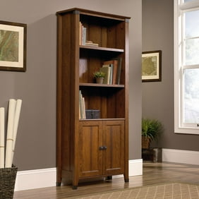 Sauder Registry Row Desk Amber Pine Walmart Com