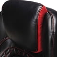 thumbnail image 6 of OFM ESS Racing Style SofThread Leather High Back Office Computer Chair, Red, 6 of 13