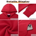 thumbnail image 6 of MOSHU Plus Size Women Zip Up Hoodies Long Sleeve Cotton Fleece Sweatshirts for Women Casual Hooded Jackets Fall Tops with Pockets, 6 of 10