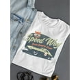 thumbnail image 3 of Speedway Classic - Retro Racing Car Graphic Women's T-shirt, 3 of 4