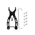 thumbnail image 1 of Unique Bargains Bike Bicycle Chain Repair Tool Kit Replacement with 5 Pairs Quick Link for 6 7 8 Speed Chain Silver Tone, 1 of 6