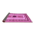 thumbnail image 2 of Ahgly Company Indoor Square Abstract Purple Contemporary Area Rugs, 5' Square, 2 of 4