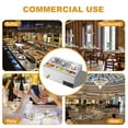 thumbnail image 5 of Gonipol 19.2QT 6-Pan Commercial Food Warmer, 1500W 110V Large Stainless Steel Electric Countertop Steam Table Food Warmers for Parties,w/ Temperature Control for Catering (6*0.79Gal), 5 of 9