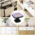 thumbnail image 7 of 4 Pcs Cabinet Handle Drawer Pulls Abstract Lines Knobs with Screws Square Furniture Office Cabinet Knob Decoration, 7 of 7