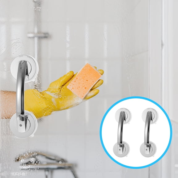 STRANDCHIC Toilet Safety Handrail 2Pcs ABS Engineering Plastic Support Bars for Bathroom