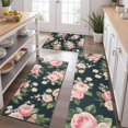 thumbnail image 2 of Pioneer Flower Floral Print Pattern Kitchen Rugs Sets Of 3,Kitchen Runner Rugs Non Skid Washable,Decorative Kitchen Floor Mats for Kitchen,Sink,Laundry,17"x30"+ 17"x47" + 17"x59", 2 of 6