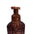 thumbnail image 3 of Bath and Body Works Maroon Vertical Lines Ribbed Glass Gentle Foaming Hand Soap Dispenser, 3 of 5