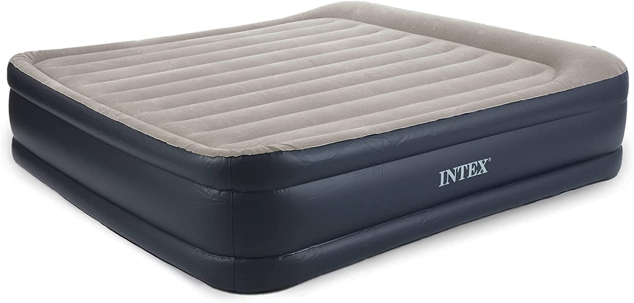 Queen Raised Airbed Air Bed Blow Up Mattress Rest Inflatable WITH PUMP Camping 