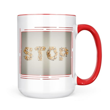 

Neonblond Stop Smoking Cigarettes Mug gift for Coffee Tea lovers