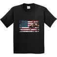 thumbnail image 3 of Inktastic Rodeo Bull Riding Patriotic Youth T-Shirt, 3 of 5