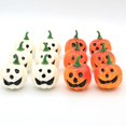 thumbnail image 2 of 6/12 piezas Mini calabaza artificial de espuma para Halloween, simulación de vegetales falsos, bricolaje, amarillo, 12 piezas, 2 of 5