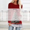 thumbnail image 3 of Horkkom Christmas Shirts for Women Tunic Crew Neck Christmas Tree Tops Long Sleeve Fall Xmas Tops L, Gifts for Women, 3 of 5
