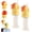 Yellow*1, variant on 2026 New 2/4 Pcs Water Bottle Spout Conversion Cap With Straw,Reusable Liquid Caps Straw Lid For Beverages, Mineral Water (4pcs)