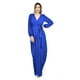 thumbnail image 1 of Vestido elegante de manga larga Roman Fashion / Juvenil, 2009 (Azul rey) azul 2X, 1 of 4