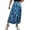 Skirt 259# Blue, variant on oqasdz Satin Maxi Skirts for Women Leopard Prints Slit Elegant High Waist Side Split Long Skirt with Flowy Hem and Comfortable Fit Outwear
