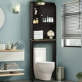 Sesslife Freestanding OvertheToilet Wooden Bathroom Storage
