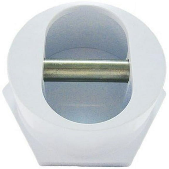 Pentair 86201300 White ABS Anchor Cup with Stainless Steel Cross Bar Replacement Pool and Spa Specialty Fittings
