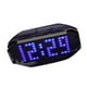 thumbnail image 3 of Relojes digitales de escritorio LED para viajes de oficina en hogar, reloj de , reloj electrónico para , ajuste de temperatura de fecha, Azul shamjiam Despertador de sobremesa de mesa, 3 of 8