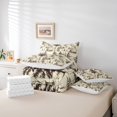 thumbnail image 5 of Manfei Rustic Farmhouse 7pcs Bedding Comforter Set,Lodge Cabin Queen Bedding Sets Super Cozy,Botanical Plant Queen Sheet Sets,Ultra Soft Vintage Room Decorative,Reversible, 5 of 7