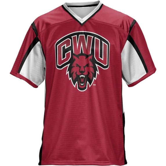 ProSphere Men's Central Washington University Scramble Football Fan Jersey