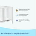 thumbnail image 5 of Graco Teddi 4-in-1 Convertible Mini Baby Crib with Mattress, White, 5 of 11