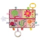 thumbnail image 1 of Baby Tags Security Blanket Multifunctional Baby Soothing Sensory Blanket with Starfish Shape Teether Flower Soothing Towel (light Orange Bottom), 1 of 4