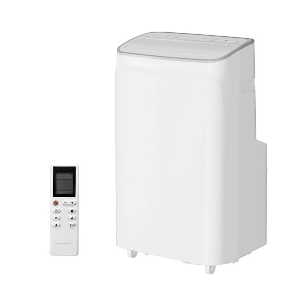 Aire acondicionado portátil de 12000 BTU con control remoto, unidad de CA de refrigeración de pie 3 en 1 con ventilador y deshumidificador, refresca la habitación de hasta 500 pies cuadrados, columpio