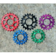 Wolf Tooth Components Single Speed Aluminum Cog: 18T, Compatible with 3/32" Chains, Purple